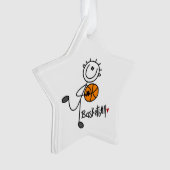 Joueur de basketball de base Figure Stick (devant)