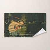 Joueur de basse guitare (Serviette à main)