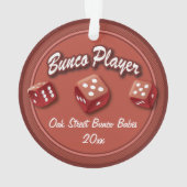Joueur de Bunco (dos)