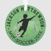 Joueur de ⚽ de football MVP - Garçon (dos)