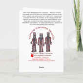 Joueur de flute Petroglyph avec Merci d'accompagne (Dos)