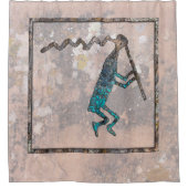 Joueur de flute Petroglyph Douche rideau (Devant)