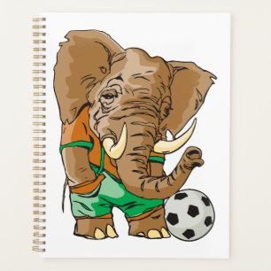 Joueur de football éléphant Funny Sport animal