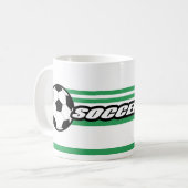 Joueur de football - Mugs de café (Devant gauche)