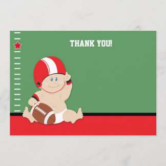 Joueur de football pour bébés (rouge/noir) Merci p