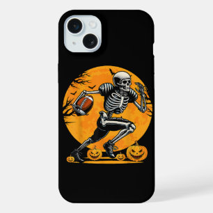 Joueur de football squelette Halloween courant