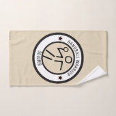 JOUEUR DE HANDBALL STYLISÉ (Serviette à main)