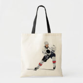 Joueur de hockey sur glace Sac fourre-tout (Devant)