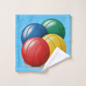 Joueur de l'équipe Bocce (Gant de toilette)