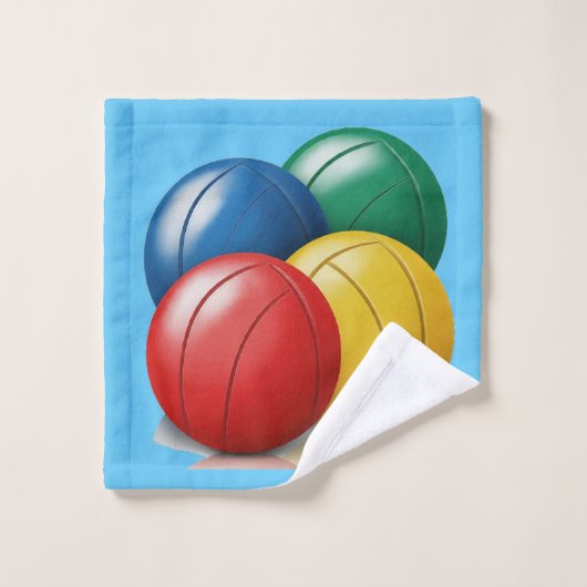 Joueur de l'équipe Bocce (Gant de toilette)