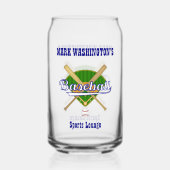 Joueur De L'Équipe De Baseball Salon De Sport Bièr (Verso)