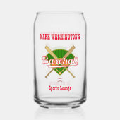 Joueur De L'Équipe De Baseball Salon De Sport Bièr (Recto)