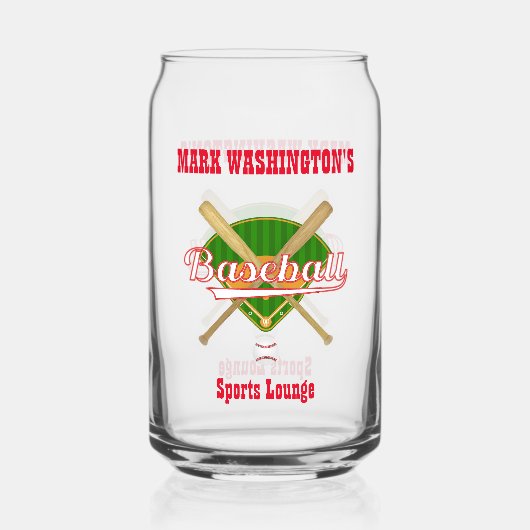 Joueur De L'Équipe De Baseball Salon De Sport Bièr (Verso)