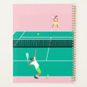 Joueur de Match Art Moderne Pink Green (Dos)