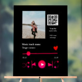 Joueur de musique couple personnalisé amour q r co (Neutre)