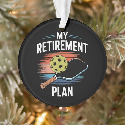 Joueur de pickleball Mon Plan de Retraite (Arbre)