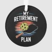 Joueur de pickleball Mon Plan de Retraite (dos)