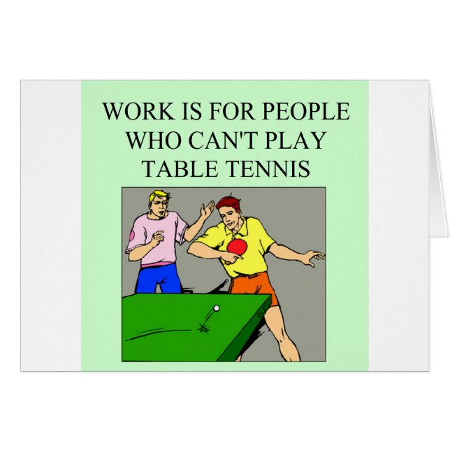 joueur de ping-pong (Devant horizontal)