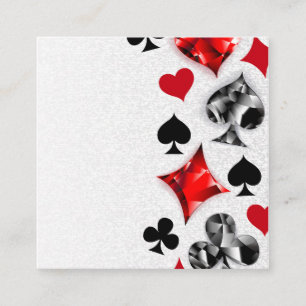 Joueur de poker Joueur de cartes de jouer costumes