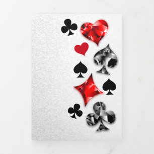 Joueur de poker Joueur de cartes de jouer costumes