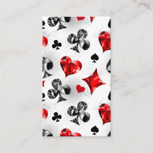 Joueur de poker Joueur de cartes de jouer costumes