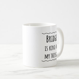 Joueur de pont partenaire cadeau café Mug