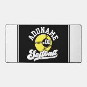 Joueur de softball personnalisé AJOUTER LE NOM Équ (Recto)