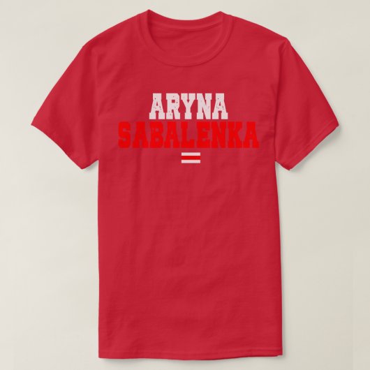 Joueur de tennis biélorusse Aryna Sabalenka TShirt (Design devant)