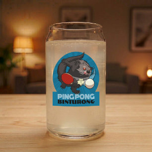 Joueur de tennis de table Binturong Ping Pong Bear