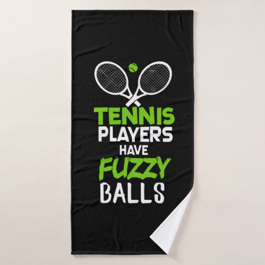 Joueur de tennis de tennis cadeau (Serviette de bain)