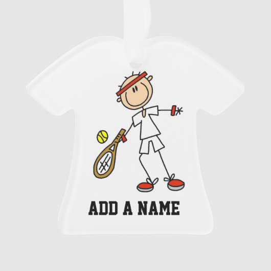 Joueur de tennis masculin (devant)