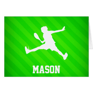Joueur de tennis ; Neon Green Stripes