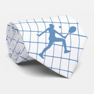 Joueur de tennis sur la cravate bleue
