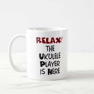 joueur de ukulélé est ici mug