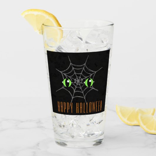 Joueur De Verre En Toile D'Araignée Verte Et Gris (Devant glace)