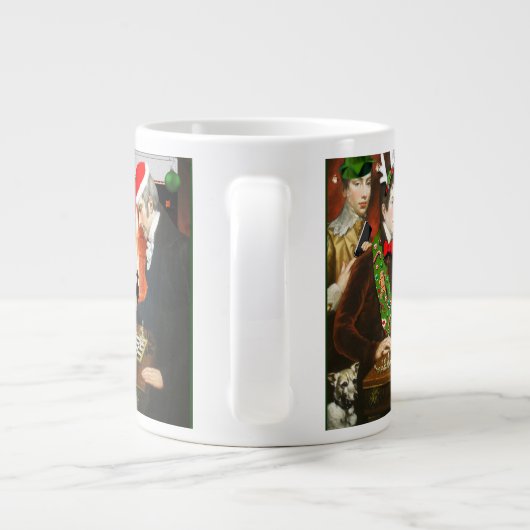Joueur d'échecs Géant Cadeau Géant Café Mug (Dos)