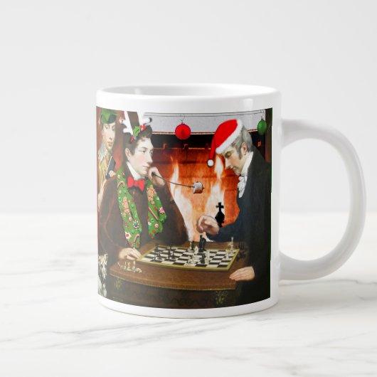 Joueur d'échecs Géant Cadeau Géant Café Mug (Droite)