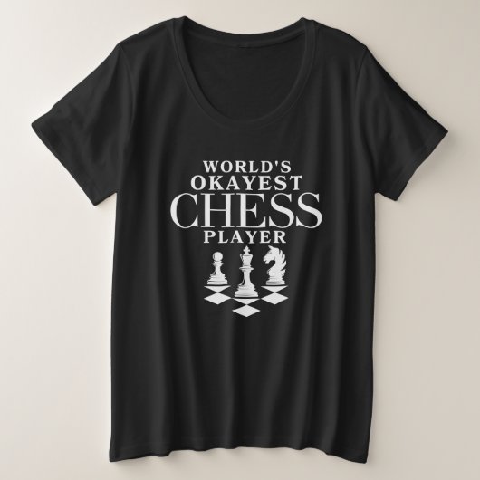 Joueur d'échecs le plus Okayest du monde (Design devant)