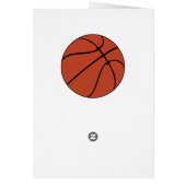 Joueur/entraîneur de basket-ball - Carte couleur e (Dos)