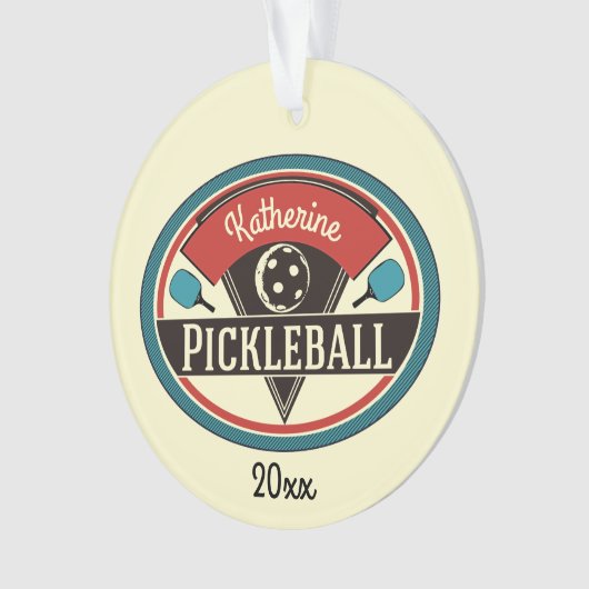 Joueur fait sur commande de Pickleball de (devant)