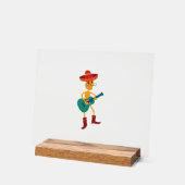 Joueur guitare Festive Skeleton (Angle)