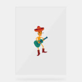 Joueur guitare Festive Skeleton (Recto)