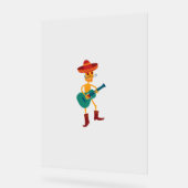 Joueur guitare Festive Skeleton (Angle)