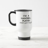 Joueur Handbell Excusez Travel Mug (Gauche)
