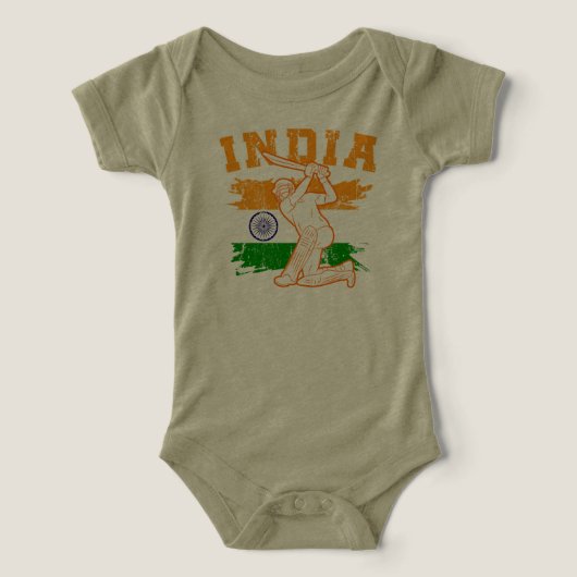 Joueur indien de cricket (Design Recto)