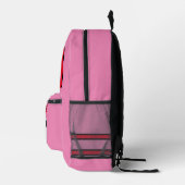 Joueur, numéro nom équipe, rose, sacs à dos de foo (Droite)