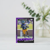 Joueur Personnalisé de la carte de commerce de foo (Debout devant)