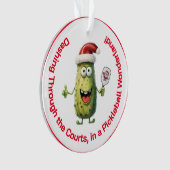 🎄 Joueur Pickle sapin 🎄 (devant)