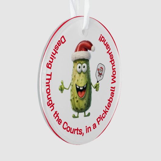 🎄 Joueur Pickle sapin 🎄 (devant)