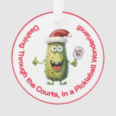 🎄 Joueur Pickle sapin 🎄 (devant)